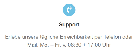 Support für 69190 Walldorf